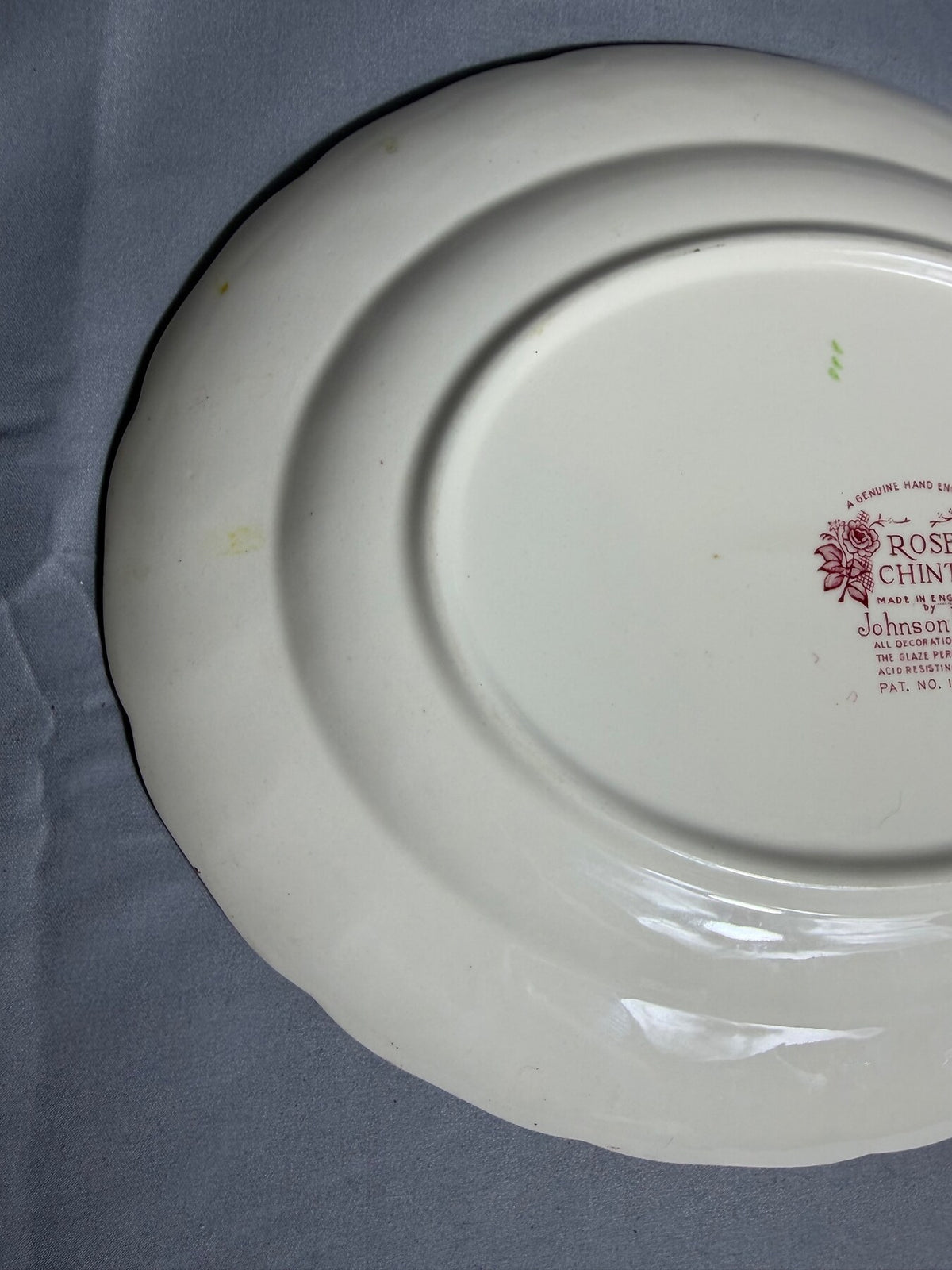 Vintage Johnson Bros Rose Chintz Oval Serving Platter photo 8