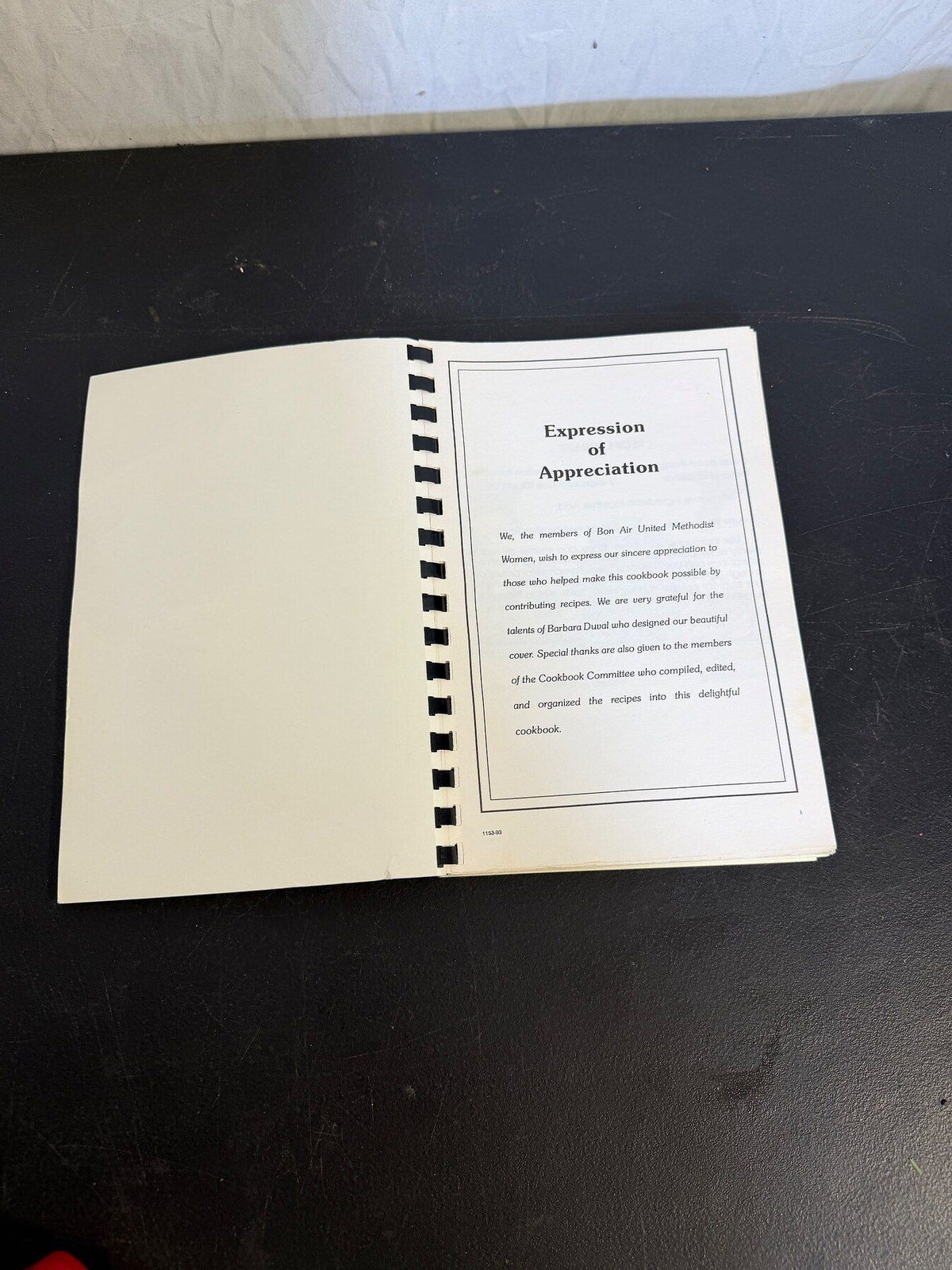 Vintage Our Daily Bread Cookbook Bon Air United Methodist Women 1993 - Wormhole Thrift