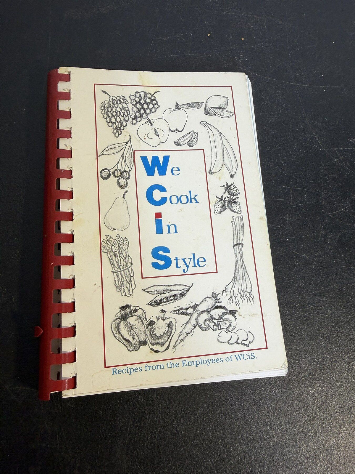 Vintage We Cook in Style WCIS Employee Favorite Recipes Cookbook - Wormhole Thrift