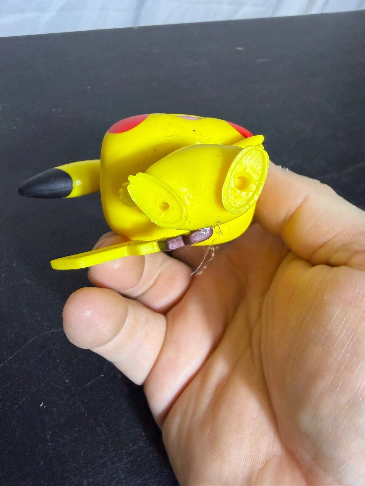 Pokémon Pikachu Yellow Vinyl Figure Collectible Toy 4" - Wormhole Thrift