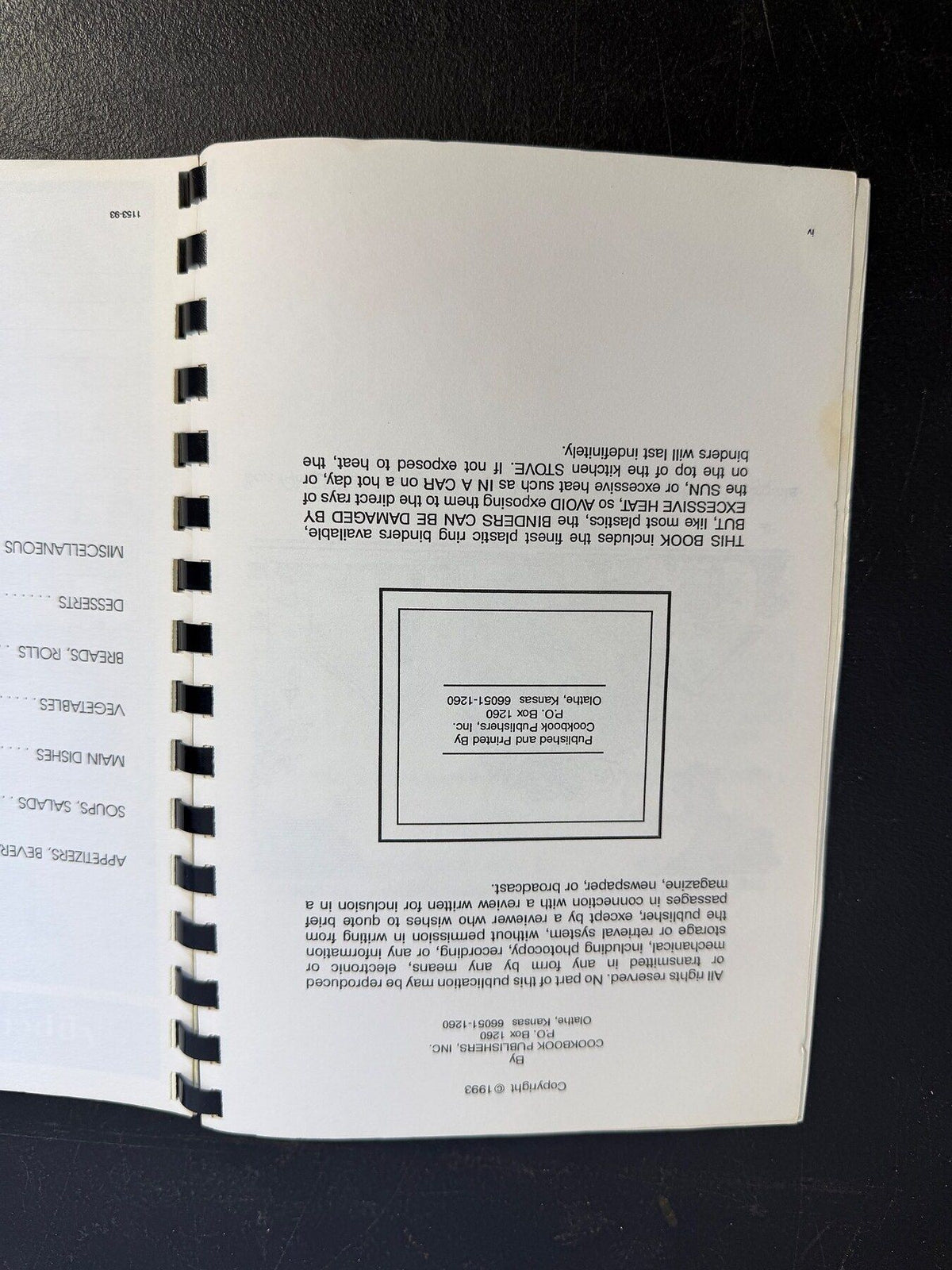 Vintage Our Daily Bread Cookbook Bon Air United Methodist Women 1993 - Wormhole Thrift