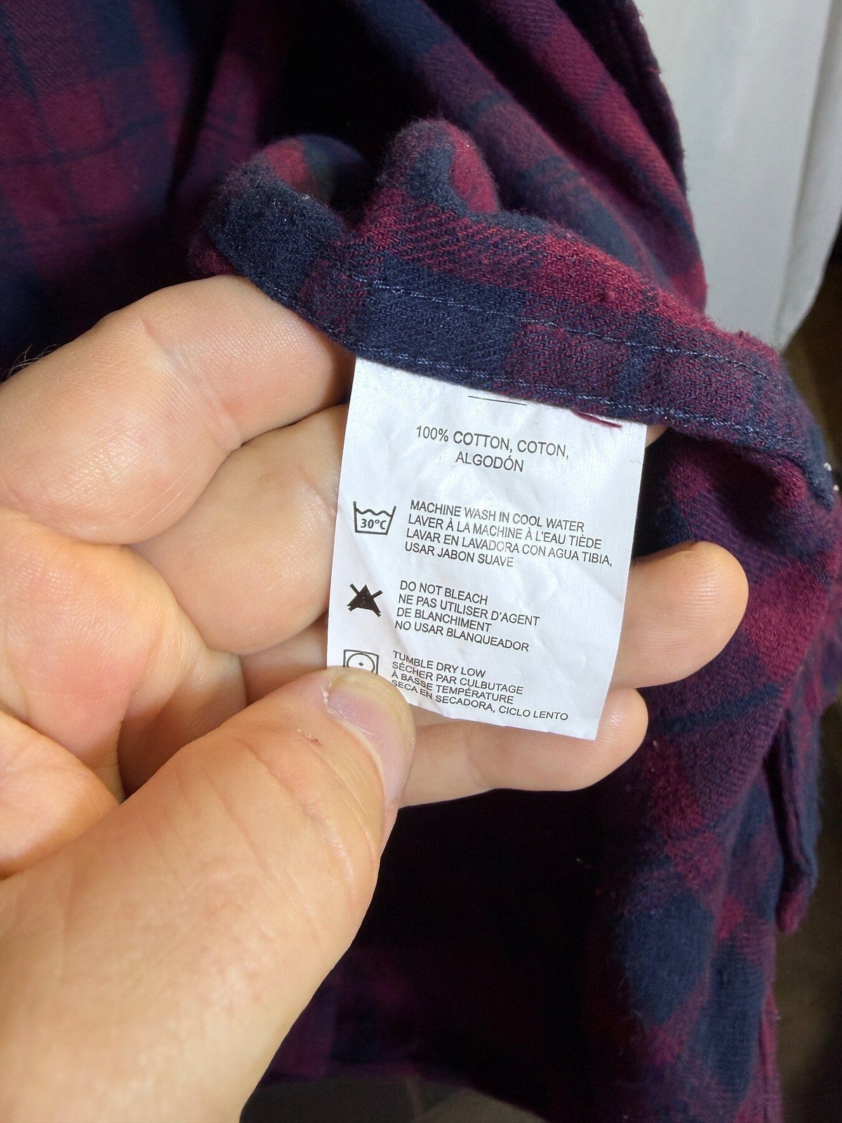 Vintage Boston Traders Men's XXL Red Blue Plaid Flannel Shirt - Wormhole Thrift