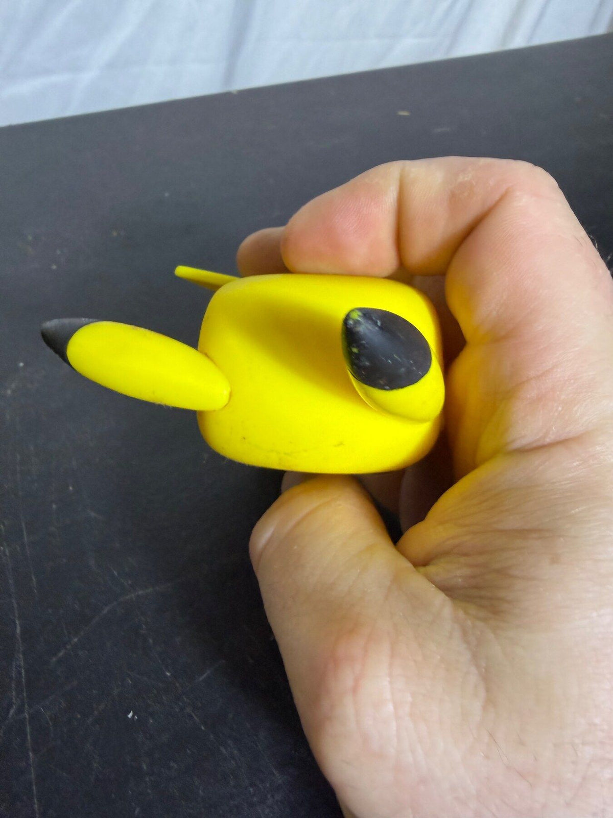Pokémon Pikachu Yellow Vinyl Figure Collectible Toy 4" - Wormhole Thrift