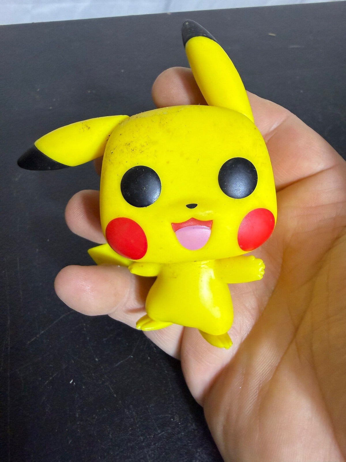 Pokémon Pikachu Yellow Vinyl Figure Collectible Toy 4" - Wormhole Thrift