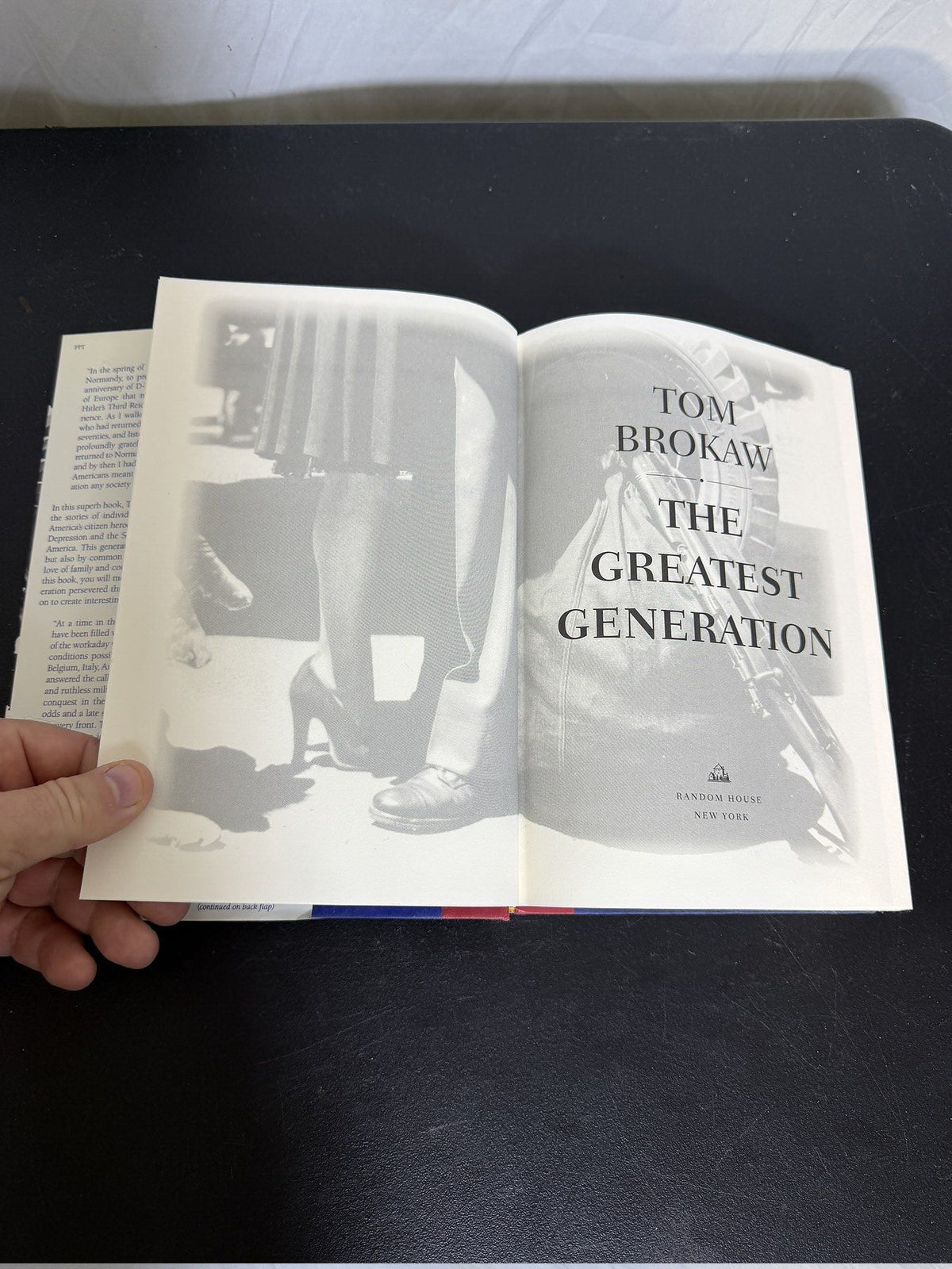 Vintage 1998 Tom Brokaw The Greatest Generation Hardcover Book - Wormhole Thrift