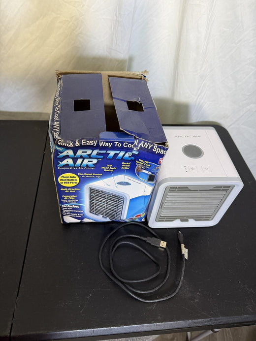 Arctic Air 17013 Evaporative Air Cooler w/ Box & USB Cable - Wormhole Thrift