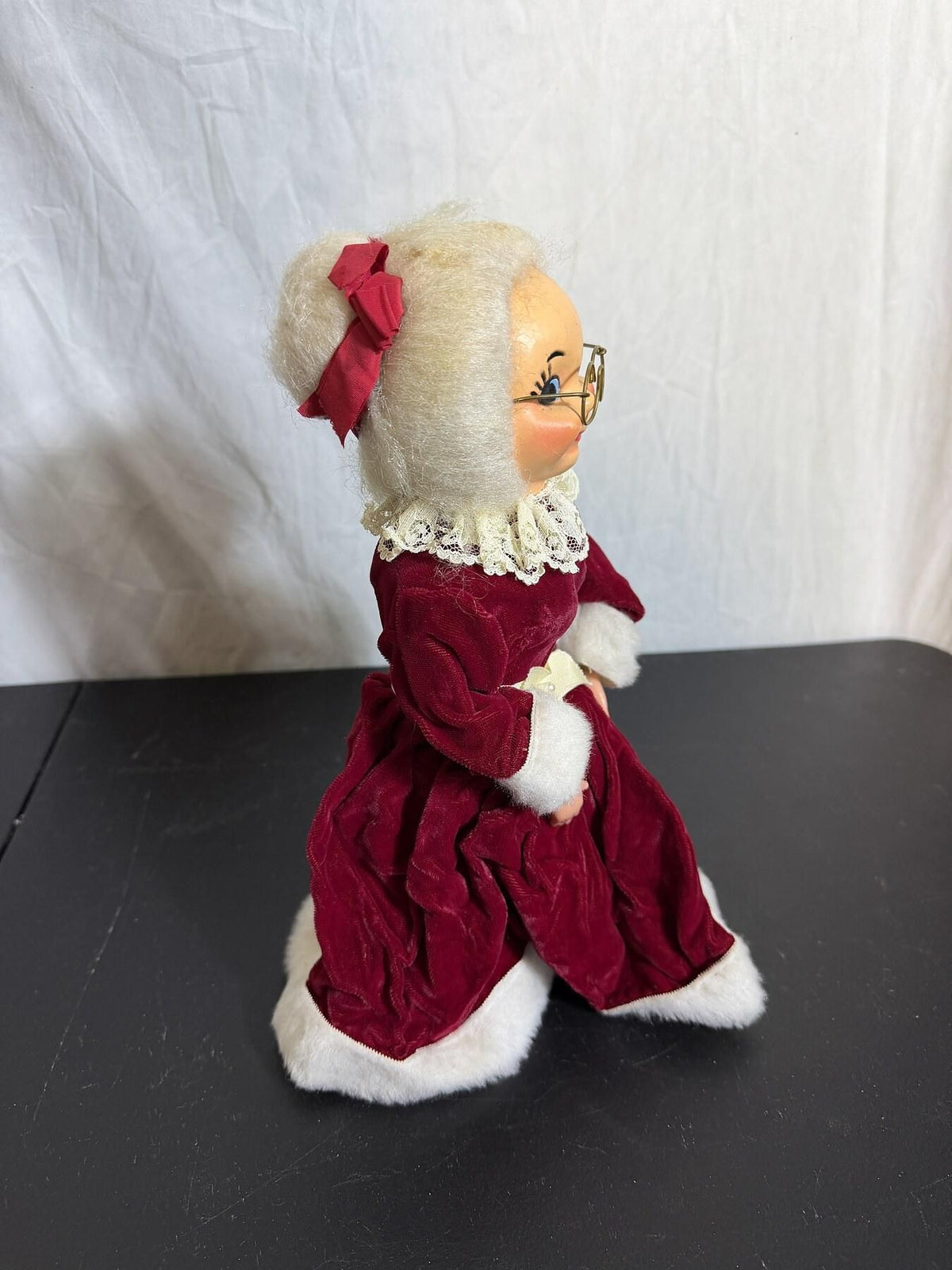Vintage Mrs. Claus Dish Soap Bottle Cover Christmas Figure - Wormhole Thrift