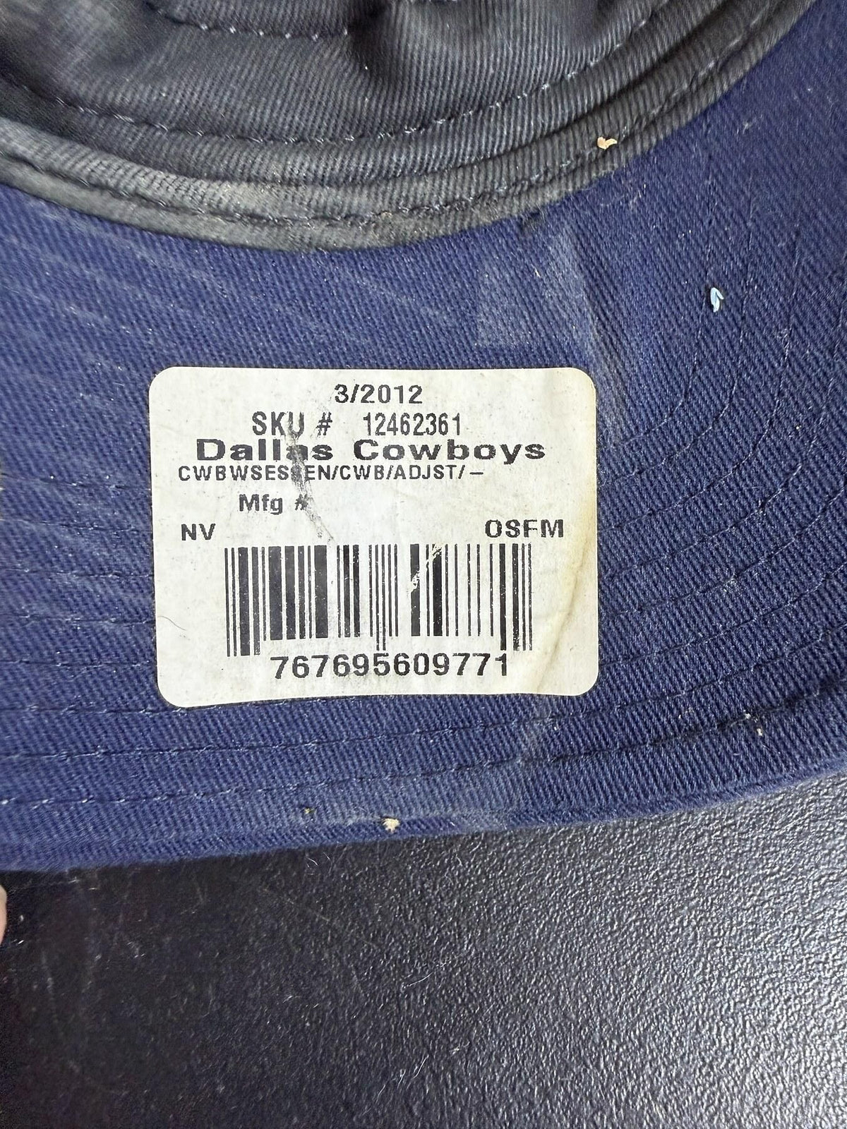 New Era 9FORTY Dallas Cowboys Women's Adjustable Baseball Cap Navy - Wormhole Thrift