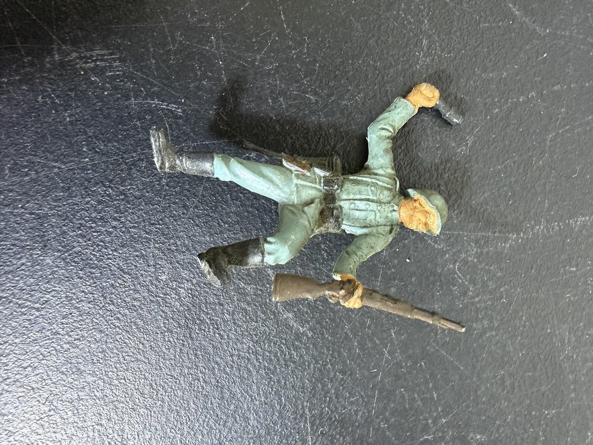 Painted Miniature Toy Soldier Figurine - 2.5 Inch Army Man - Wormhole Thrift