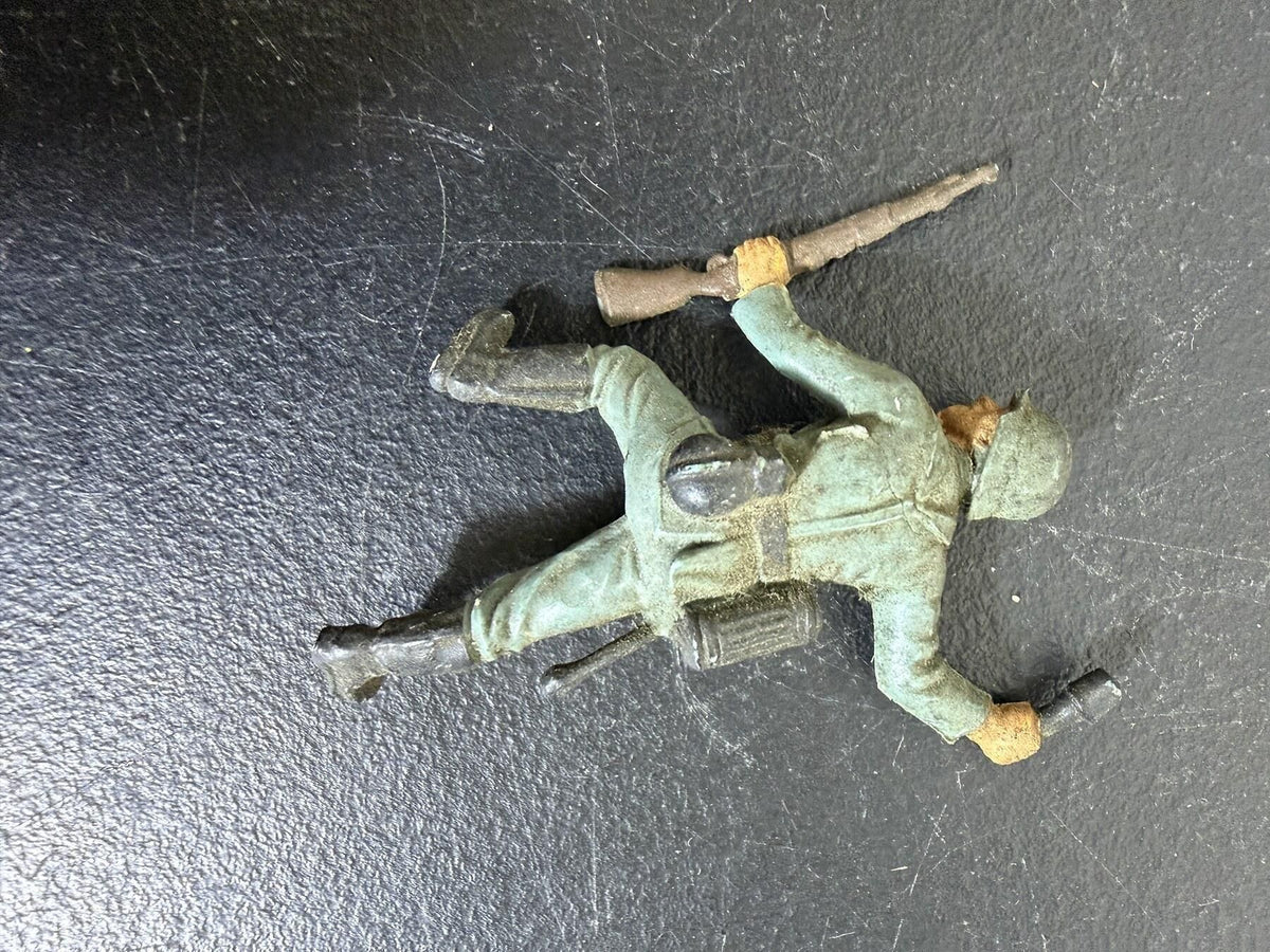 Painted Miniature Toy Soldier Figurine - 2.5 Inch Army Man - Wormhole Thrift