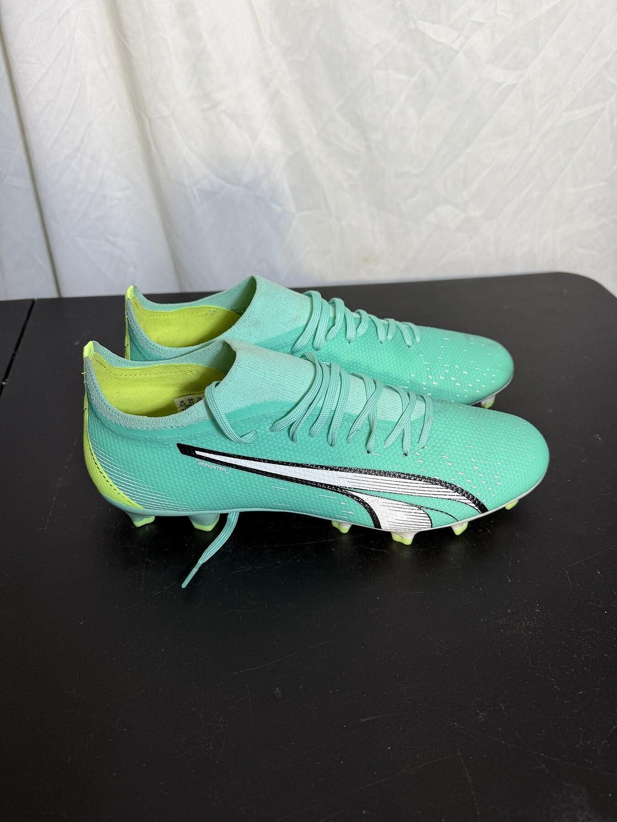 Puma Ultra GripControl Soccer Cleats Aqua Lime Men's US 10.5 - Wormhole Thrift