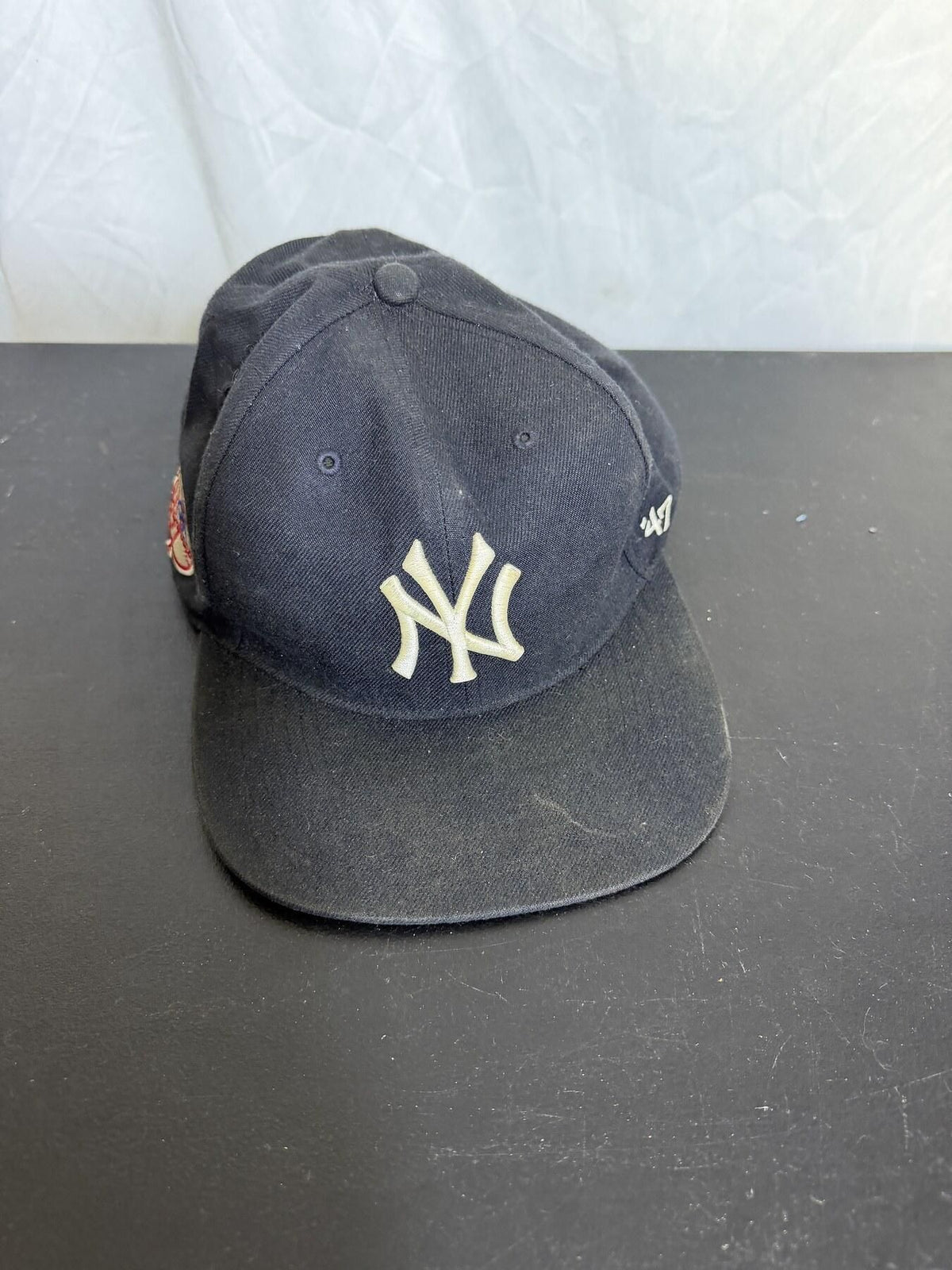 '47 Brand New York Yankees Black Baseball Cap OSFA - Wormhole Thrift