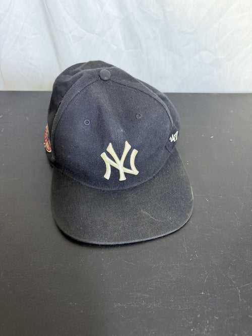 '47 Brand New York Yankees Black Baseball Cap OSFA - Wormhole Thrift