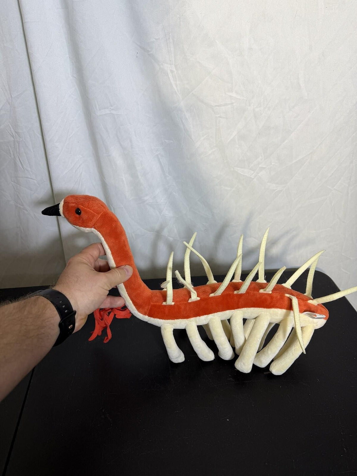SOFT DAYS Plush Dinosaur Fantasy Creature Stuffed Animal Toy Orange Cream - Wormhole Thrift