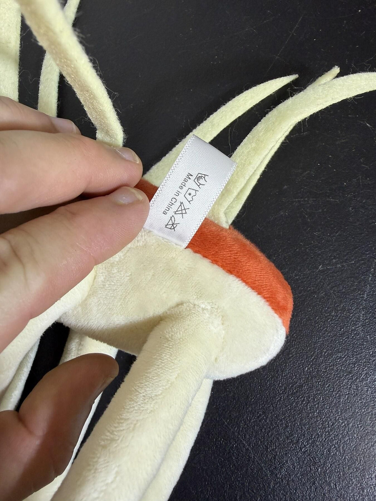 SOFT DAYS Plush Dinosaur Fantasy Creature Stuffed Animal Toy Orange Cream - Wormhole Thrift