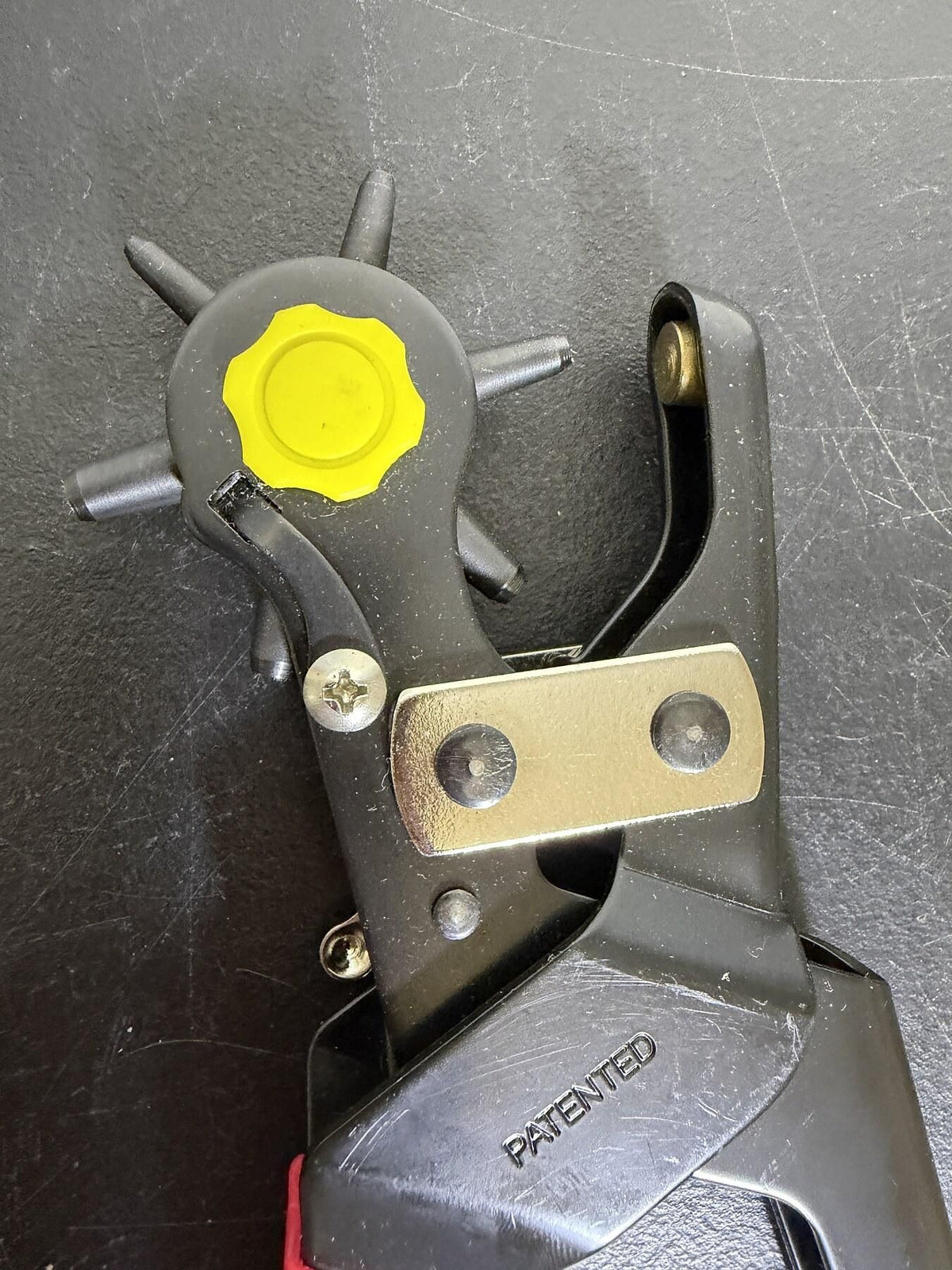 Rotary Leather Belt Hole Punch Pliers w/ Waste Box - 6 Sizes - Wormhole Thrift