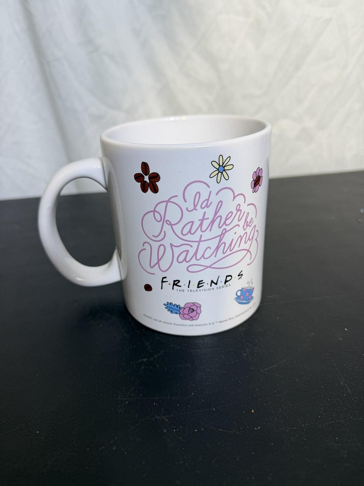 Friends TV Series "I'd Rather Be Watching" Ceramic Coffee Mug by Zak Designs - Wormhole Thrift