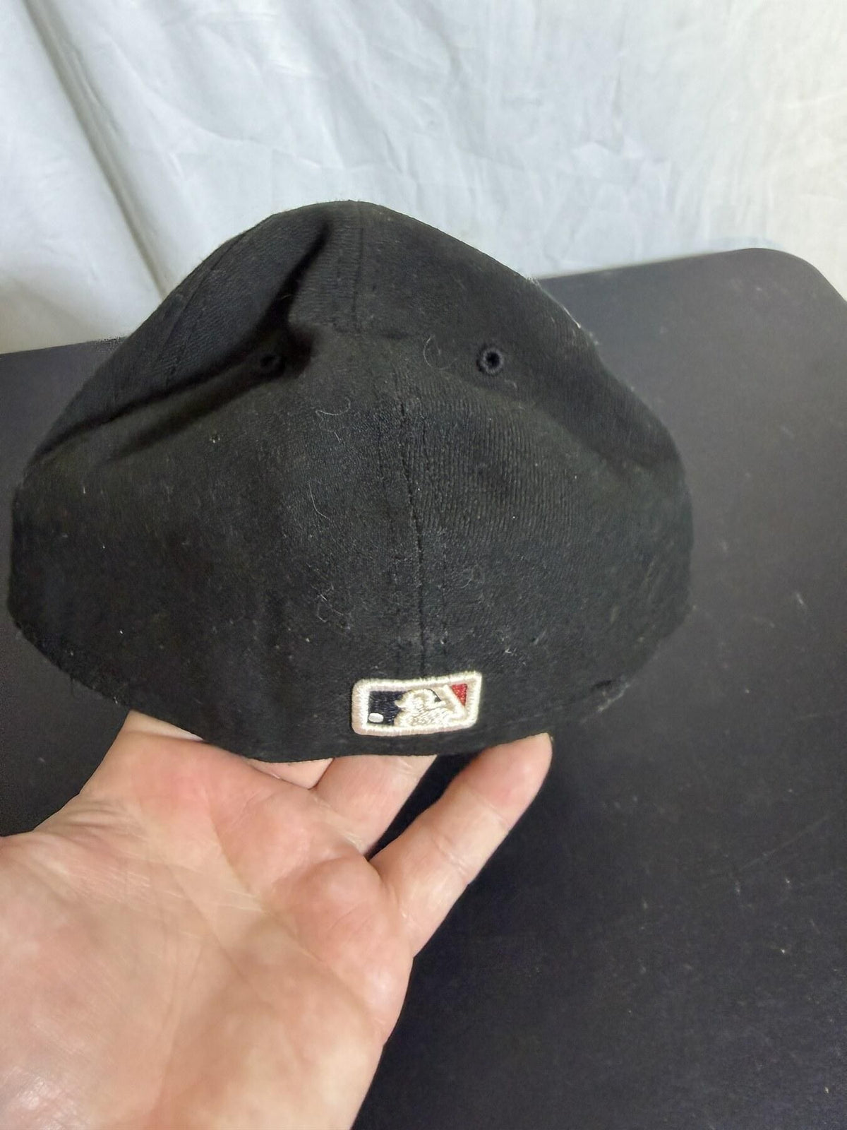 Black Arizona Diamondbacks New Era 59FIFTY Fitted Baseball Cap Size 8 63.5cm - Wormhole Thrift