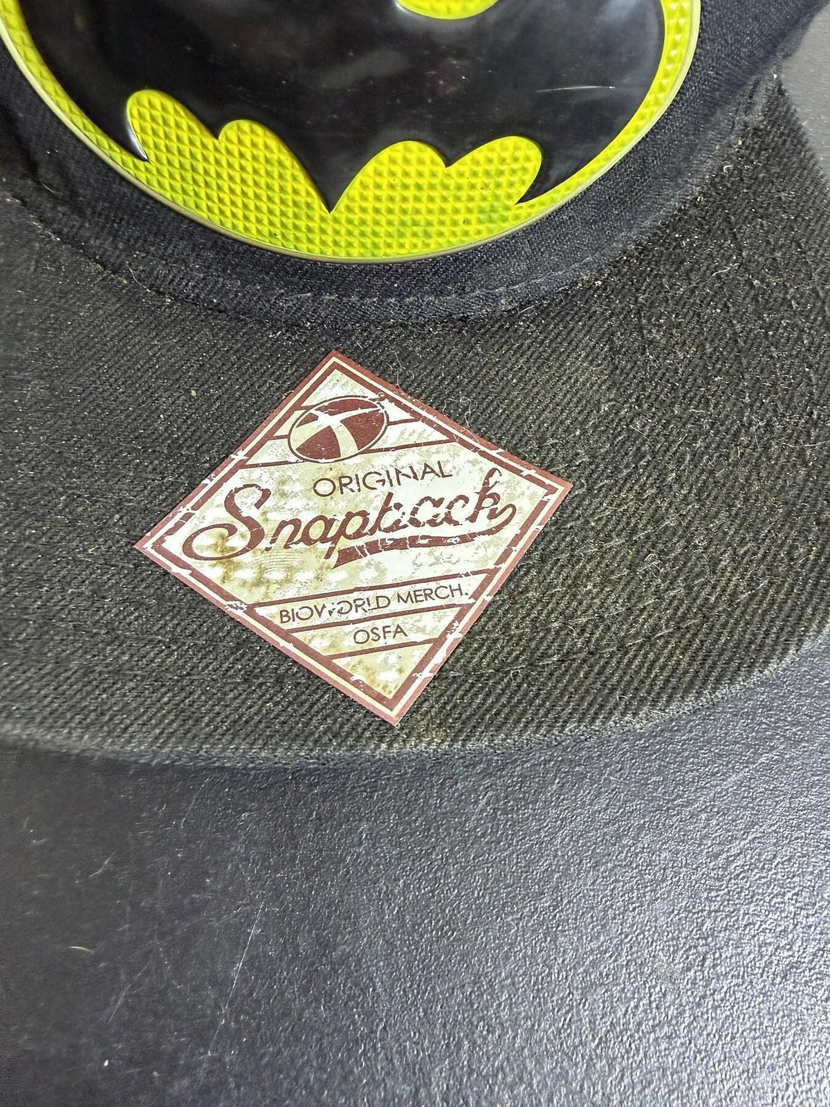 Batman Bioworld Original Snapback Cap OSFA DC Comics - Wormhole Thrift