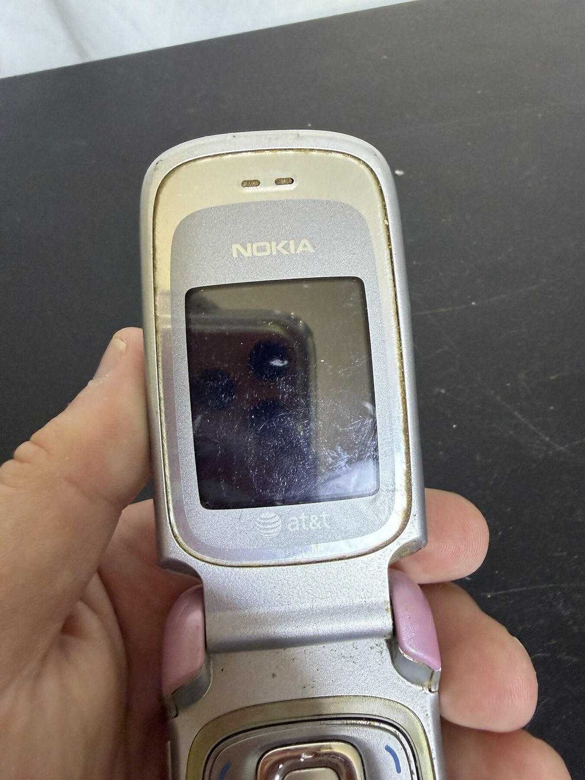 Vintage Nokia 3 AT&T Pink Flip Phone - Untested - Wormhole Thrift