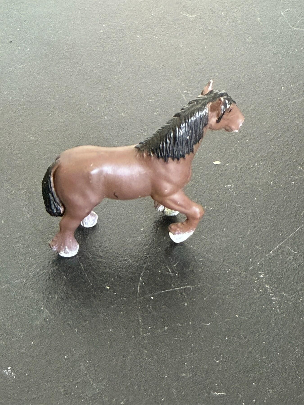 Safari Ltd. Shire Horse Figurine Brown Plastic Toy - Wormhole Thrift