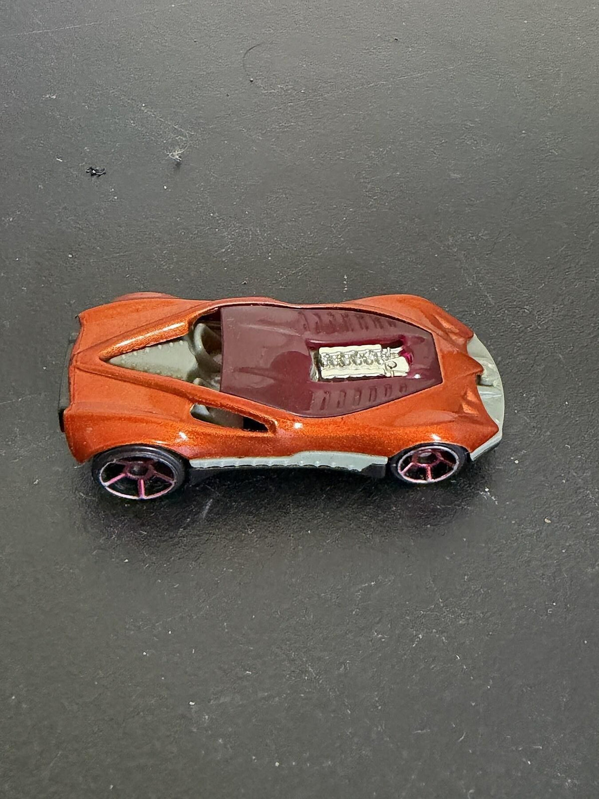 Mattel 2008 McDonald's China Orange Diecast Toy Car - Wormhole Thrift
