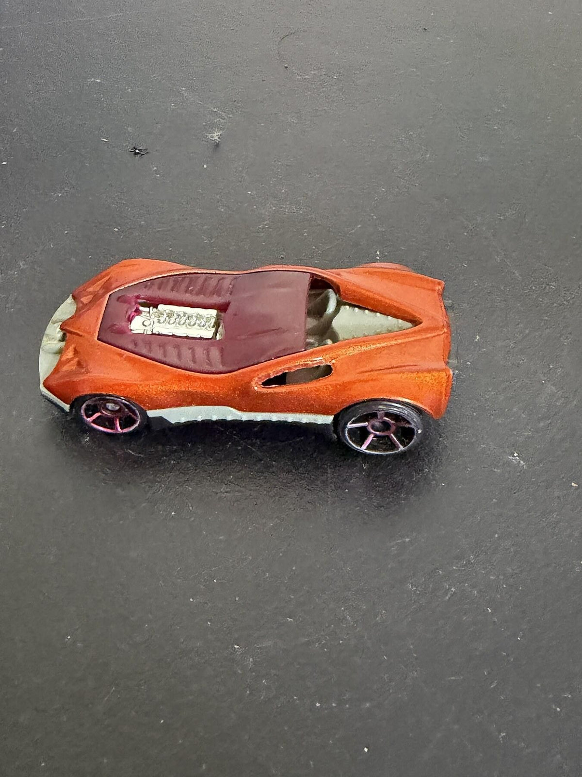 Mattel 2008 McDonald's China Orange Diecast Toy Car - Wormhole Thrift