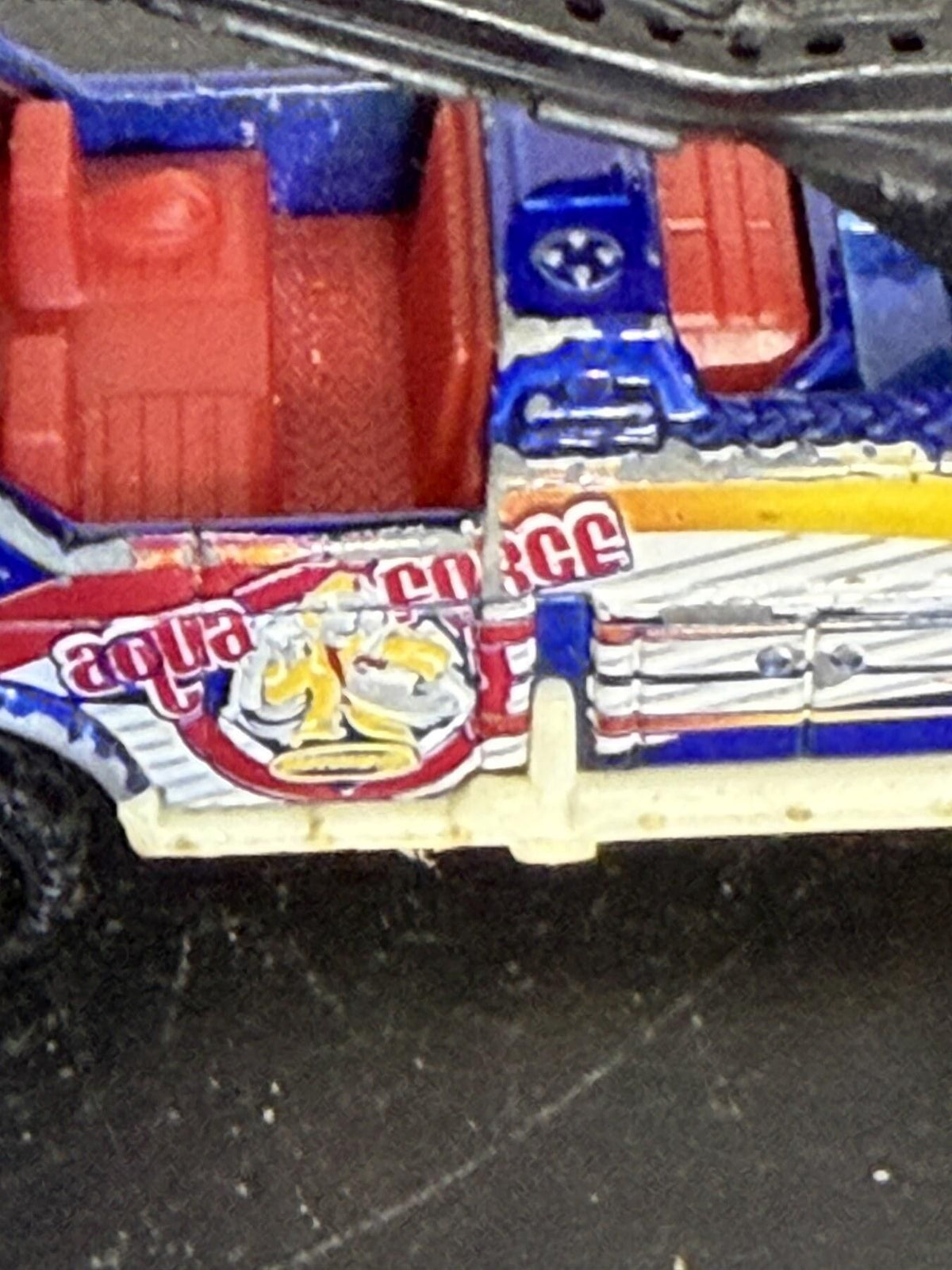 Matchbox 2001 MB02 Aqua Force Bucket Fire Truck Diecast Toy - Wormhole Thrift