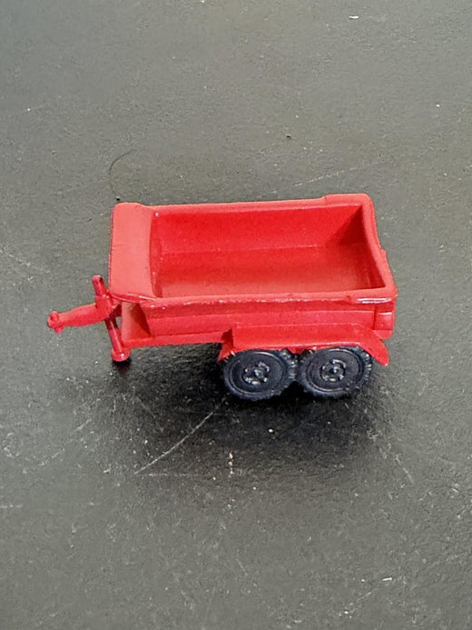 Safari Ltd. Red Plastic Toy Trailer Farm Vehicle Accessory 2.5" - Wormhole Thrift
