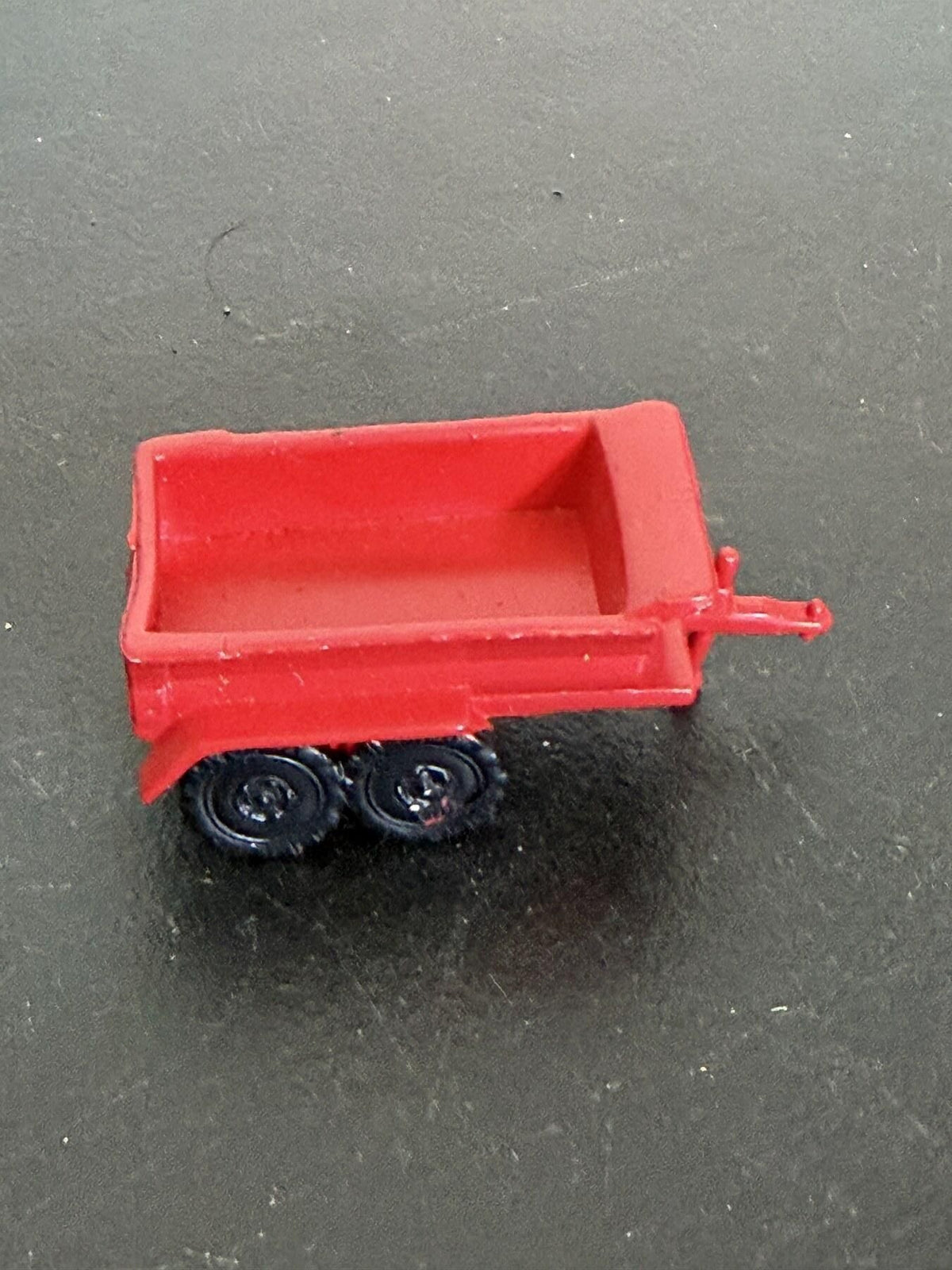 Safari Ltd. Red Plastic Toy Trailer Farm Vehicle Accessory 2.5" - Wormhole Thrift