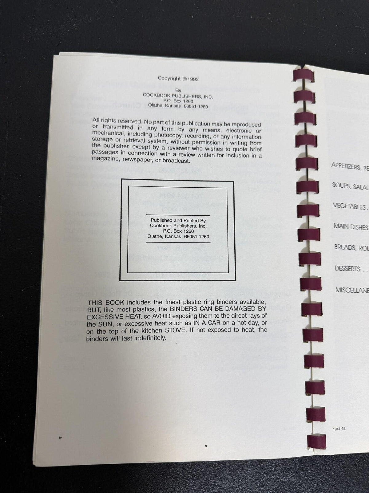 "Give Thanks" Highland UMC Women's Community Cookbook 1992 - Wormhole Thrift