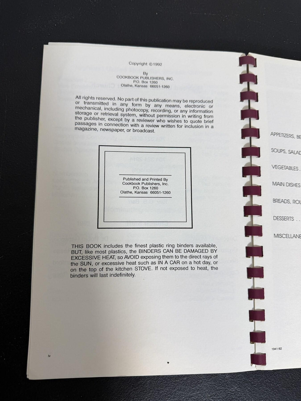 "Give Thanks" Highland UMC Women's Community Cookbook 1992 - Wormhole Thrift