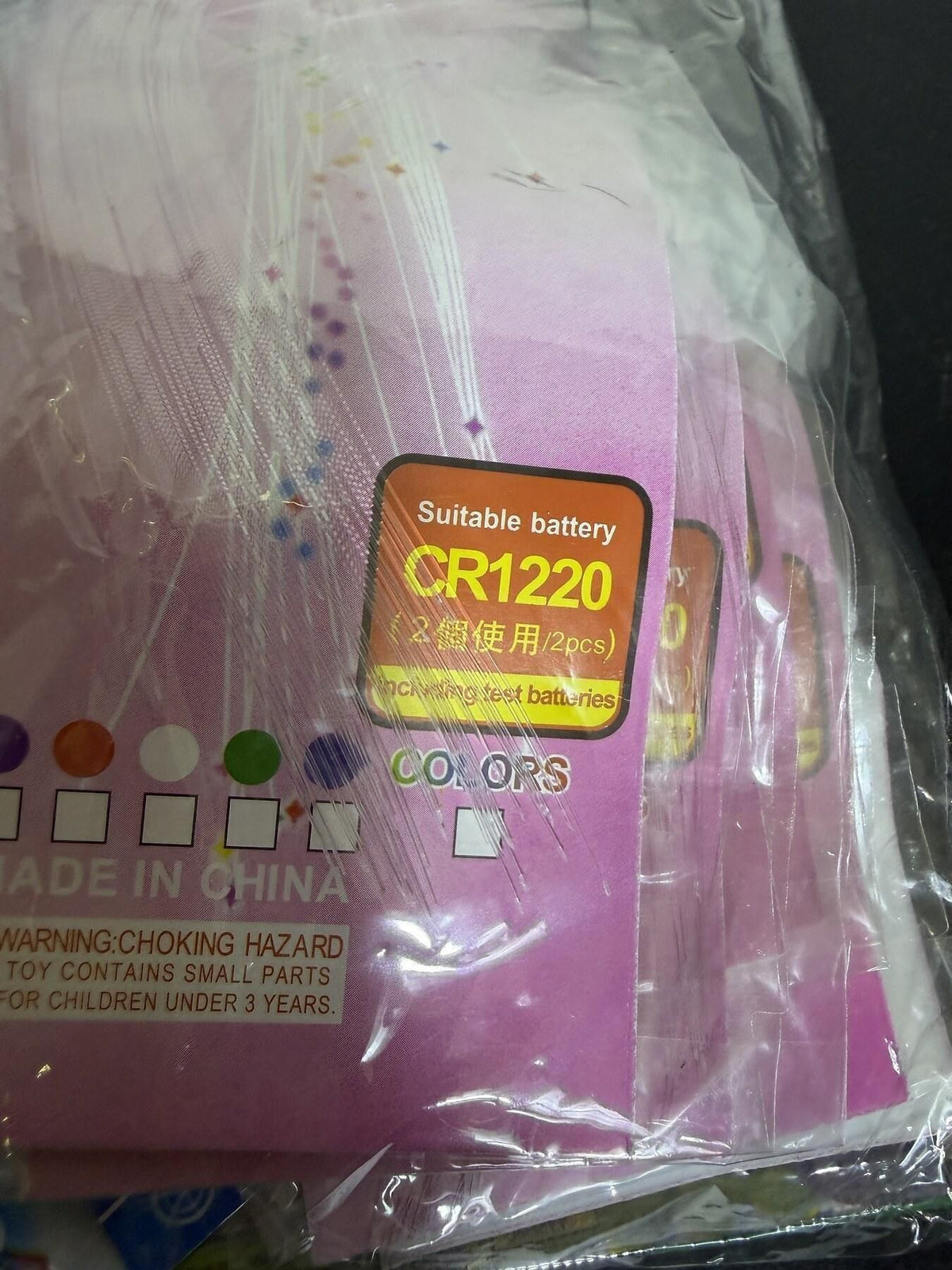 New Light Up Flash Hair Braids Extensions Pink Fiber Optic Accessory - Wormhole Thrift