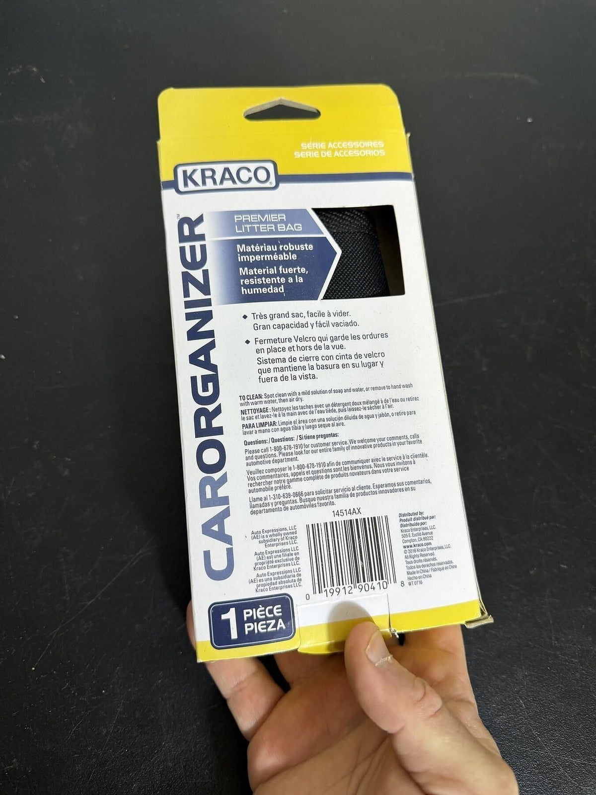 KRACO CarOrganizer Premier Litter Bag Auto Accessory New - Wormhole Thrift