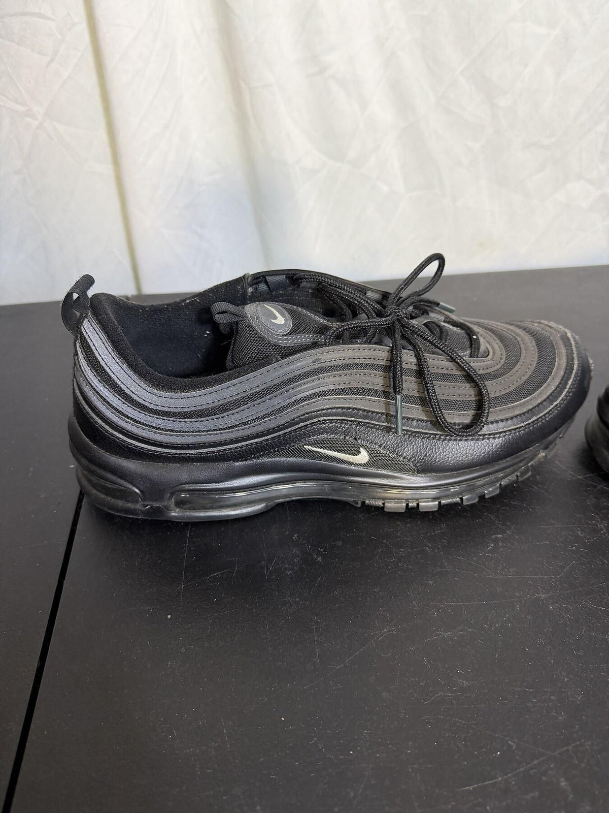 Nike Air Max 97 Black Anthracite Men's Running Shoes Size US 11 - Wormhole Thrift