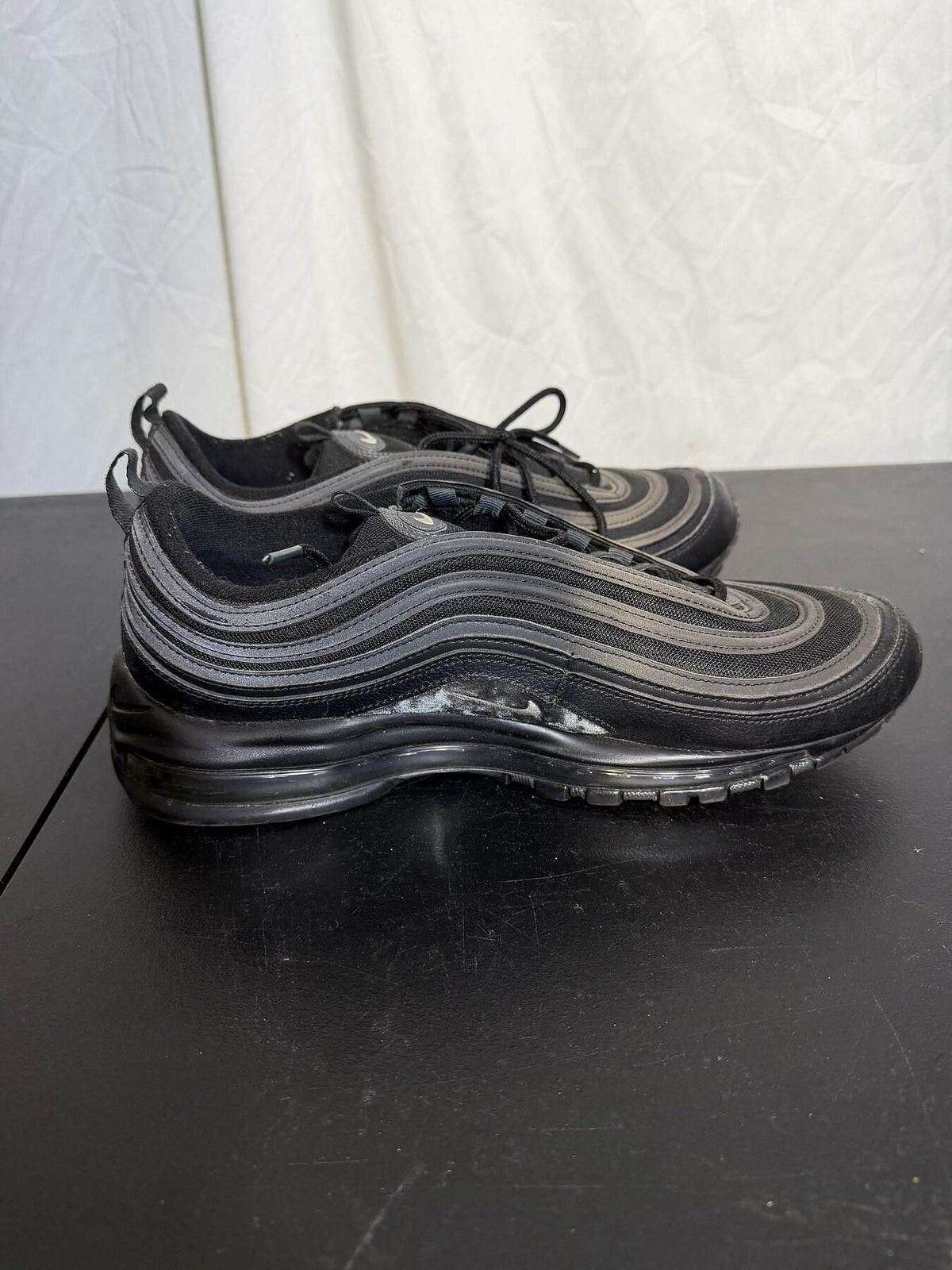 Nike Air Max 97 Black Anthracite Men's Running Shoes Size US 11 - Wormhole Thrift