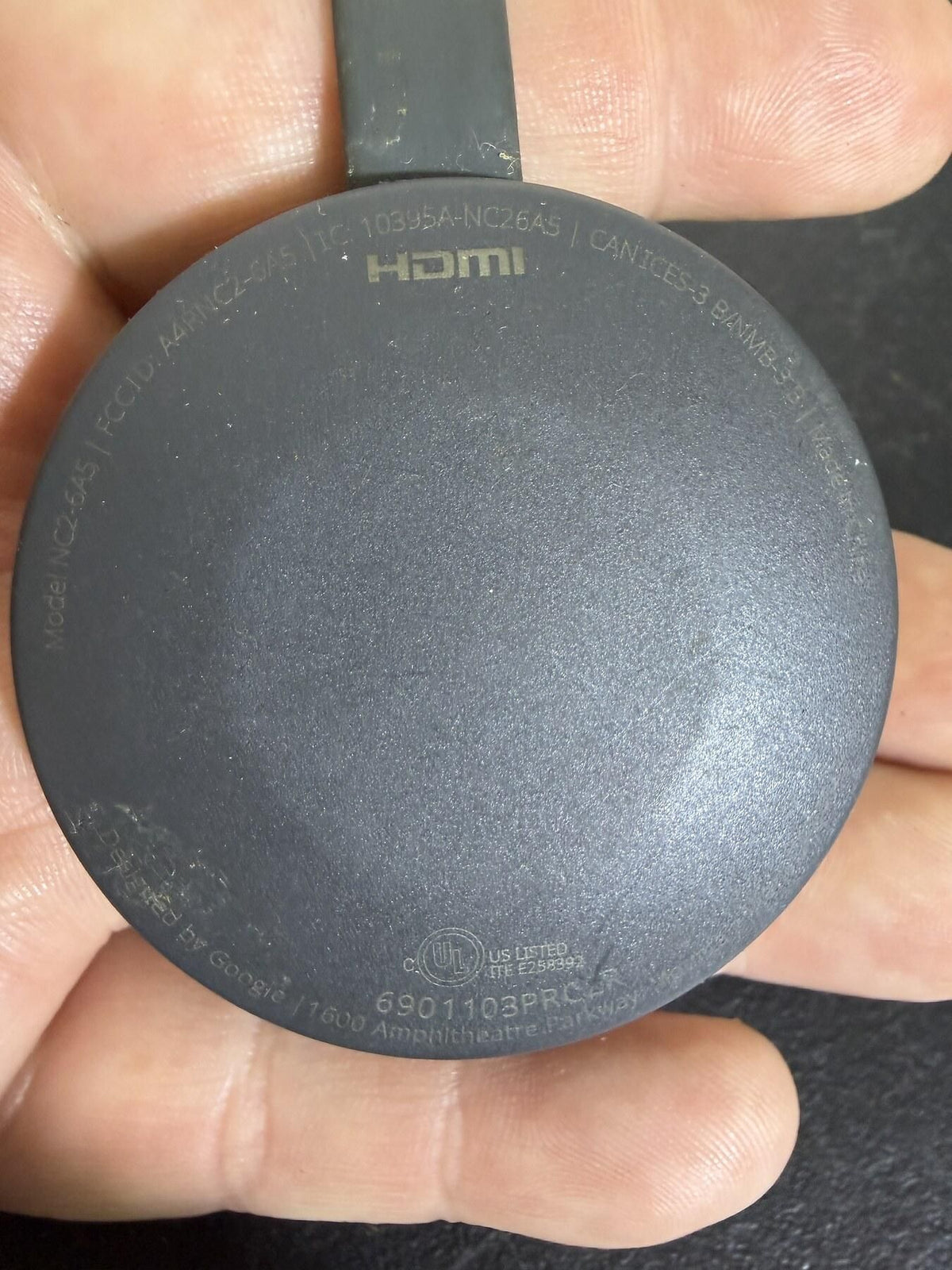 Google Chromecast 2nd Gen HDMI Streaming Media Player (Model NC2-6A5) - Wormhole Thrift