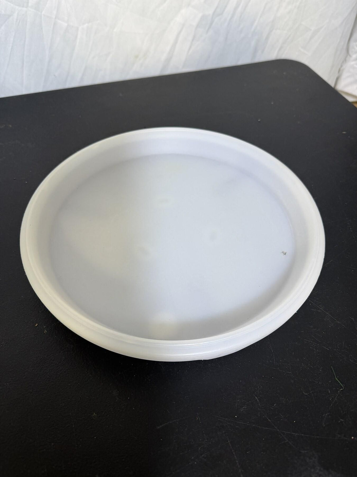 Aladdin Temp-Rite Ready-to-Chill Cold Serving Plate Dish 10" White Plastic - Wormhole Thrift