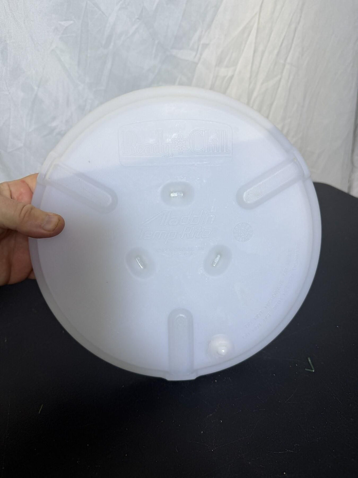 Aladdin Temp-Rite Ready-Chill Oval Serving Platter Dish White 10" - Wormhole Thrift