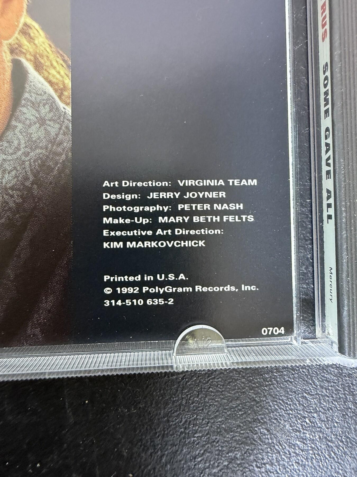 Billy Ray Cyrus - Some Gave All CD (1992 Mercury Records BMG Club) - Wormhole Thrift