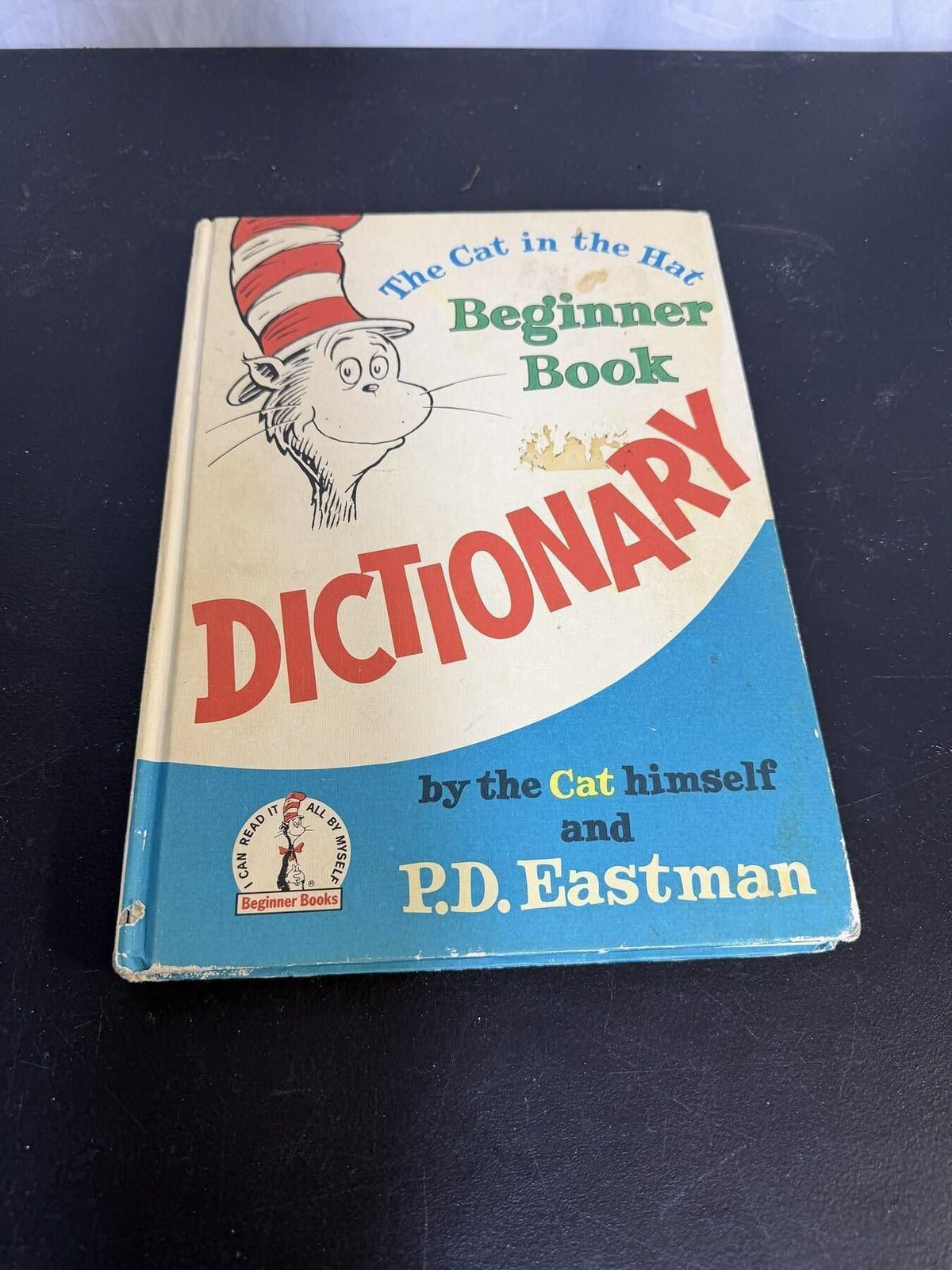 Vintage Dr. Seuss The Cat in the Hat Beginner Book Dictionary 1964 - Wormhole Thrift