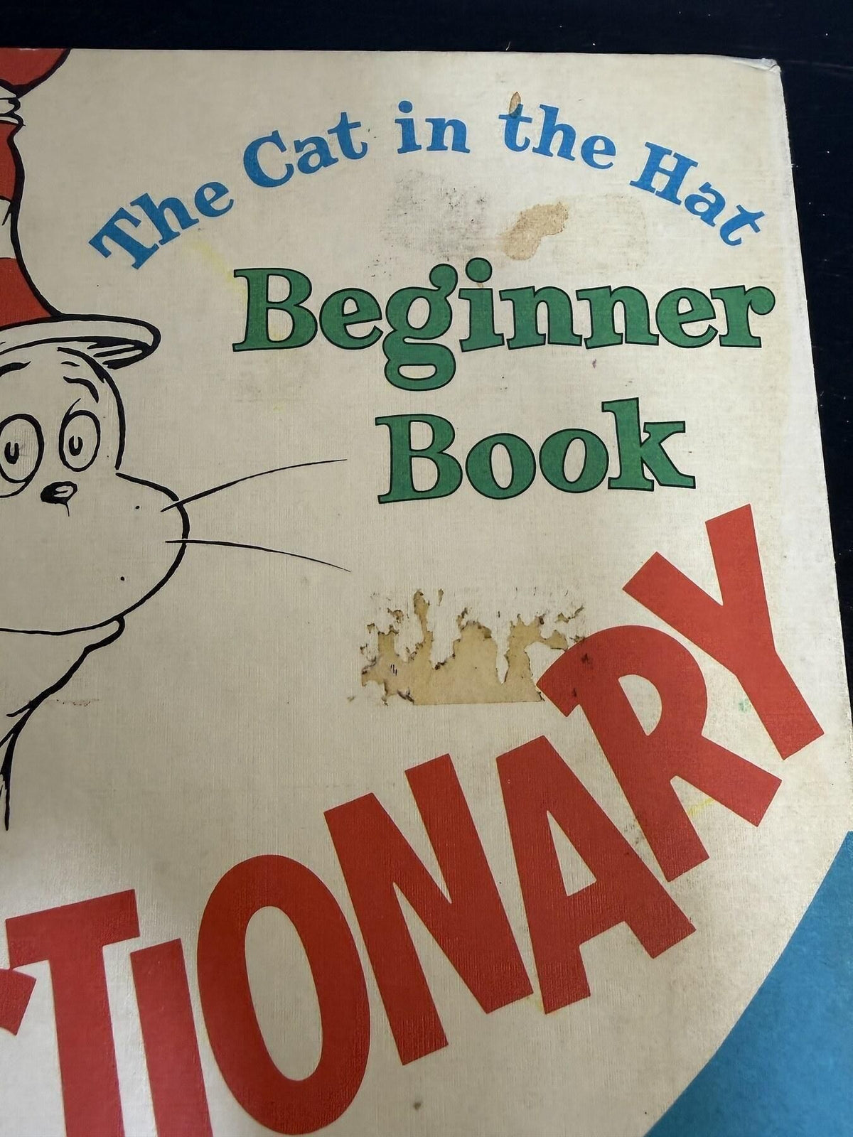 Vintage Dr. Seuss The Cat in the Hat Beginner Book Dictionary 1964 - Wormhole Thrift