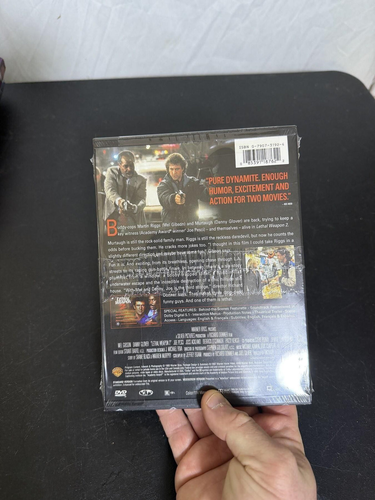 Vintage Lethal Weapon 2 DVD - Mel Gibson Danny Glover Action Movie - Wormhole Thrift