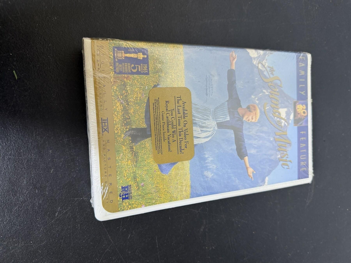 Vintage The Sound of Music VHS Tape 1996 THX Sealed Julie Andrews - Wormhole Thrift