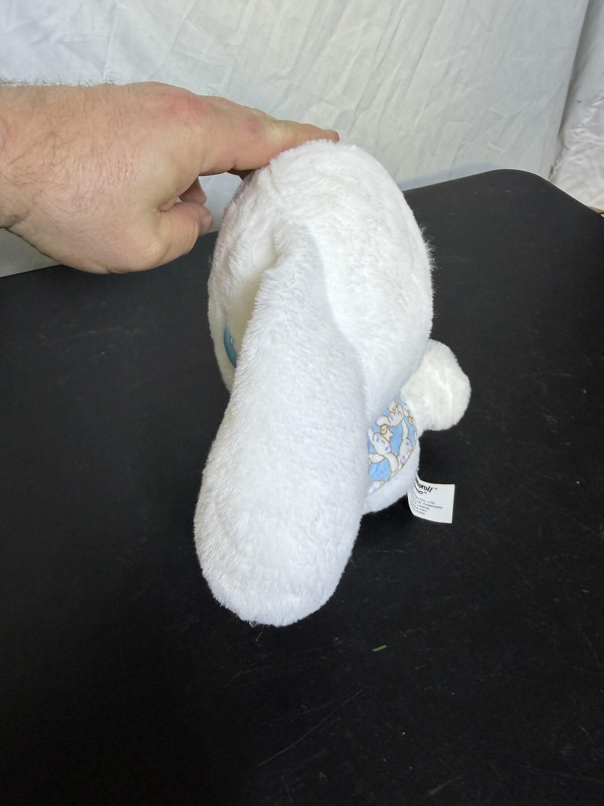 Sanrio Cinnamoroll Plush Toy - White with Blue Shirt - 2024 - Wormhole Thrift