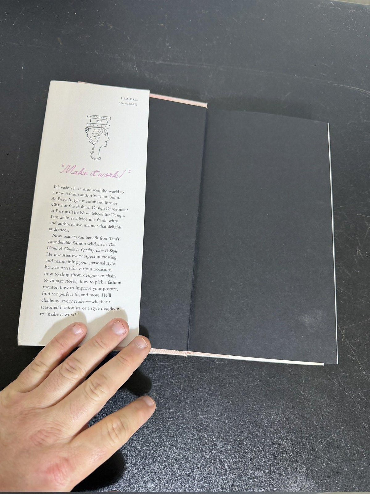 Tim Gunn: A Guide to Quality, Taste & Style Hardcover Book 2007 - Wormhole Thrift