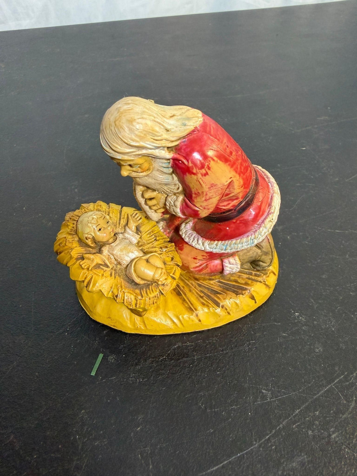 Fontanini 1984 Italy Kneeling Santa Nativity Figurine - Wormhole Thrift