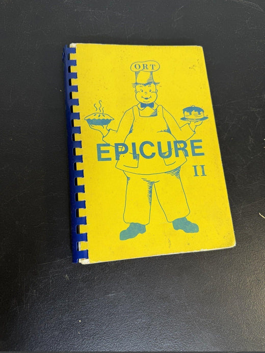 Vintage ORT Epicure II Cookbook Mrs. Jacob Javits Signed Community Recipes - Wormhole Thrift