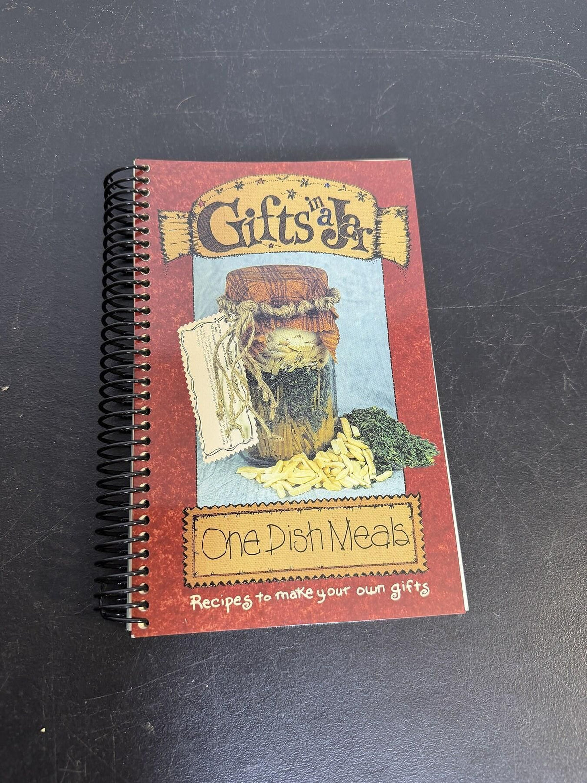 Gifts in a Jar One Dish Meals Cookbook G&R Publishing Co. Spiral Bound - Wormhole Thrift