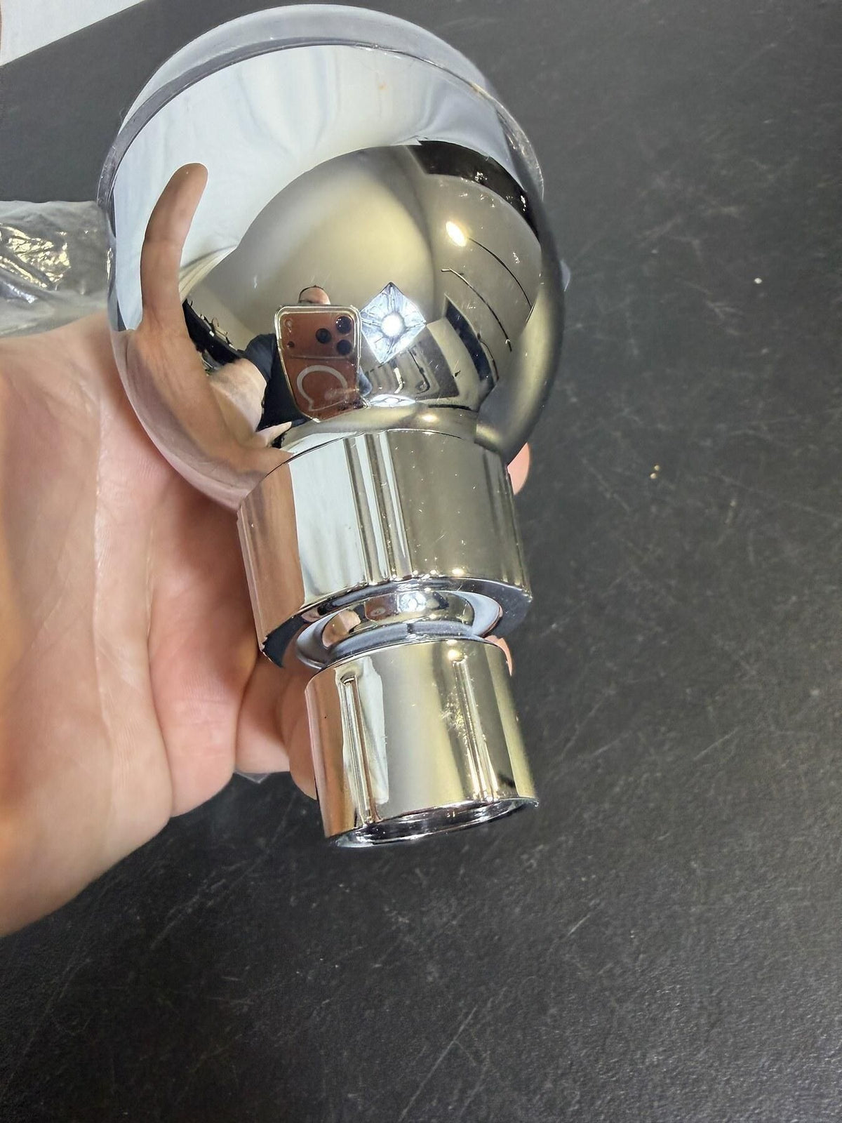 Modern Chrome Multi-Function Shower Head - New Without Box - Wormhole Thrift
